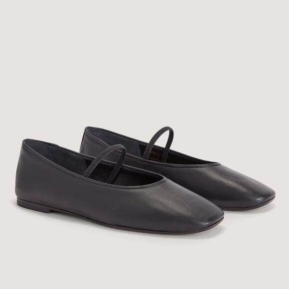 NEW EVERLANE The Day Mary Jane in black leather